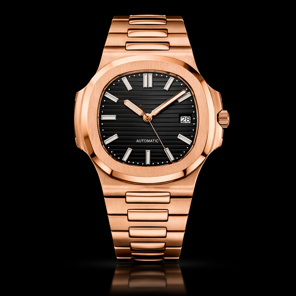 Nautiko  Rose Gold Black