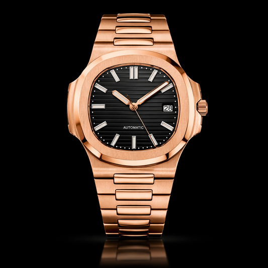 Nautiko  Rose Gold Black