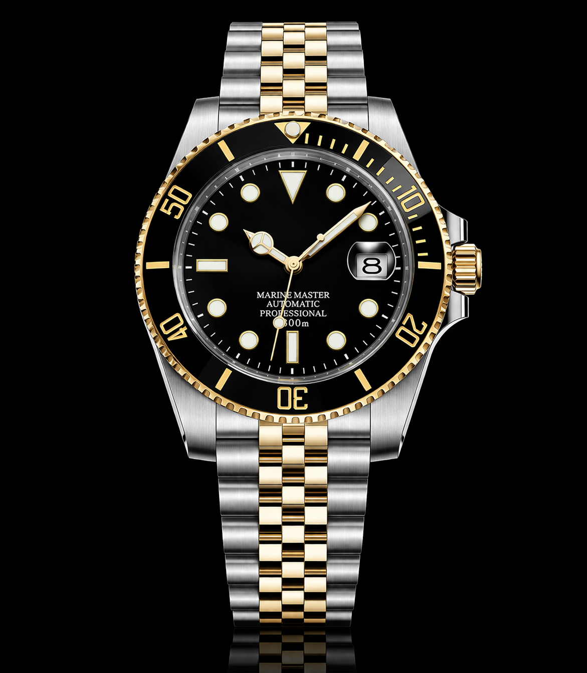 Seikmariner Two Tone Black Gold Jubilee