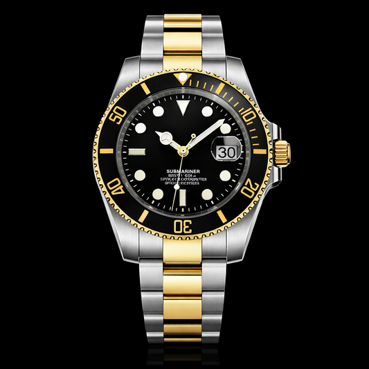 Seikmariner Two Tone Black Gold