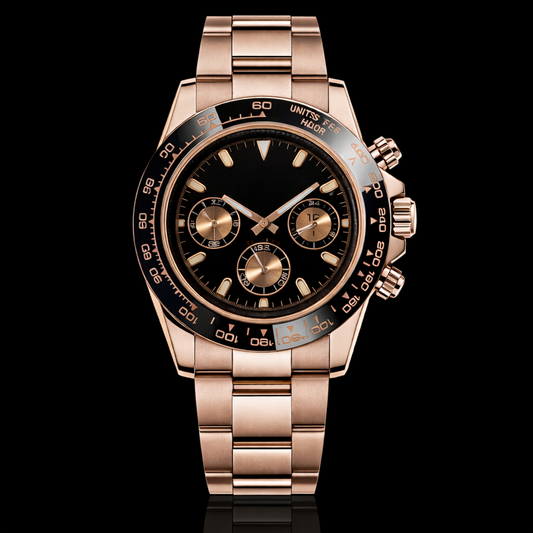 Seitona  Rose Gold Black