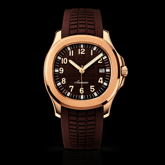 konauta Rose Gold Brown Rubber